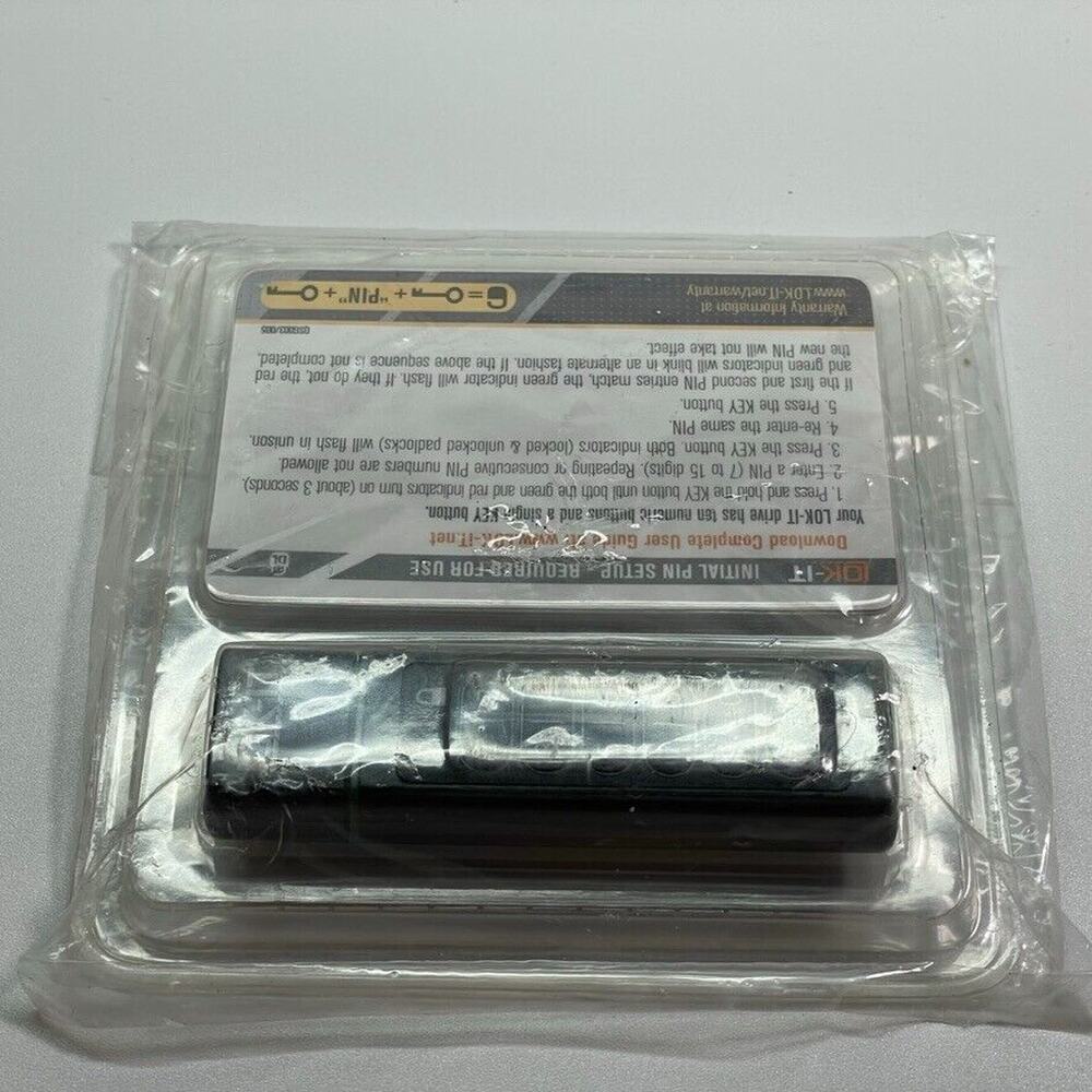 Lok-it Secure 4GB Flash Drive (256-bit AES Encryption; FIPS 140-2 Level 3)